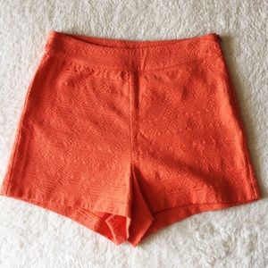 👌NWOT Arden B Orange High-Waisted Shorts